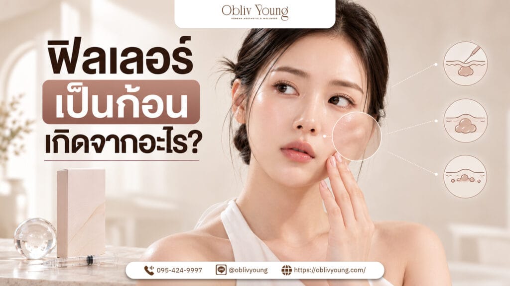ฟิลเลอร์เป็นก้อน เกิดจากอะไร?